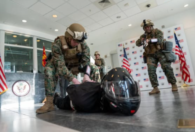 Άσκηση ετοιμότητας στην Πρεσβεία των ΗΠΑ στην Αθήνα σε συνεργασία με ελληνικές αρχές